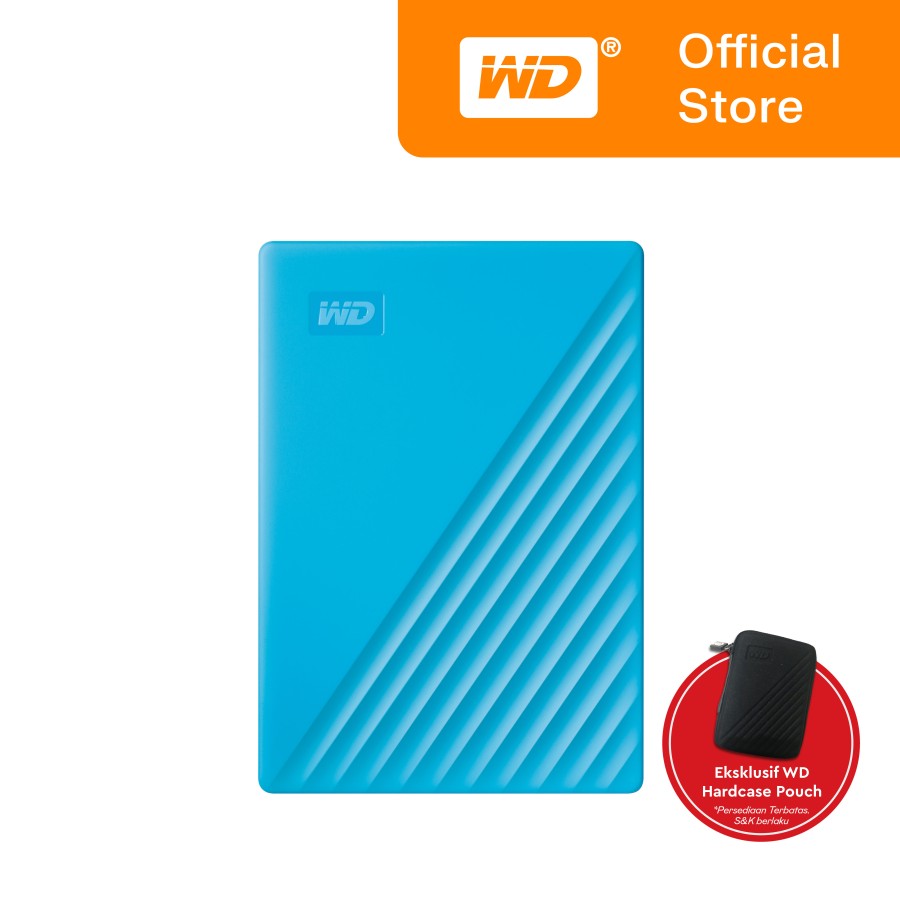 WD My Passport 5TB Biru